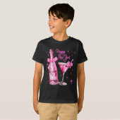 Champagne Swea Martini Coquette Happy New Year Par T-shirt (Voorkant volledig)