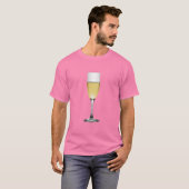 Champagne T-shirt (Voorkant volledig)