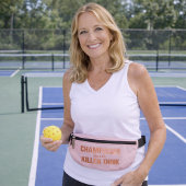 Champagne Taste Killer Dink - Rose Gold Pickleball Heuptasje