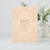 Champagne Tastes RSVP Card (Staand voorkant)