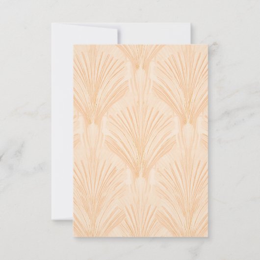 Champagne Tastes RSVP Card (Achterkant)