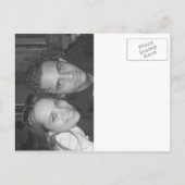 Champagne Theatre Bill Save the Date Briefkaart (Achterkant)