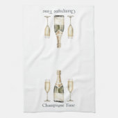Champagne Time Prosecco Liefhebber Theedoek (Verticaal)