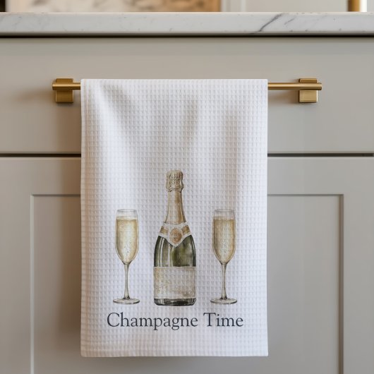 Champagne Time Prosecco Liefhebber Theedoek