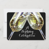 Champagne Toast 50ste verjaardag Kaart (Voorkant)