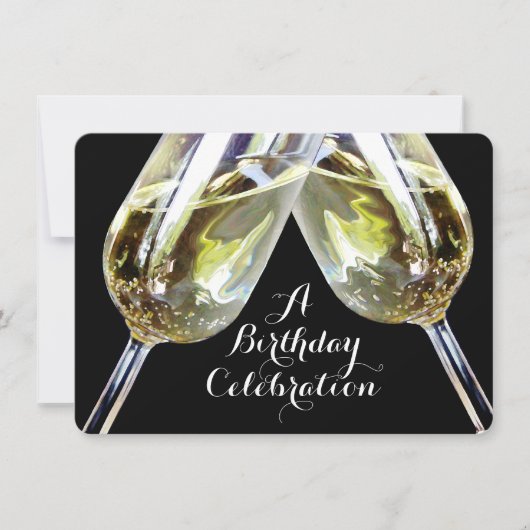 Champagne Toast 50ste verjaardag Kaart (Voorkant)