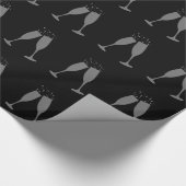 Champagne Toast Cadeaupapier (Hoek)