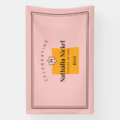 Champagne Toast (Champagne toast) Spandoek (Verticaal)