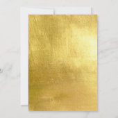 Champagne Toast Gold Tekst Verlovingsfeest II Kaart (Achterkant)