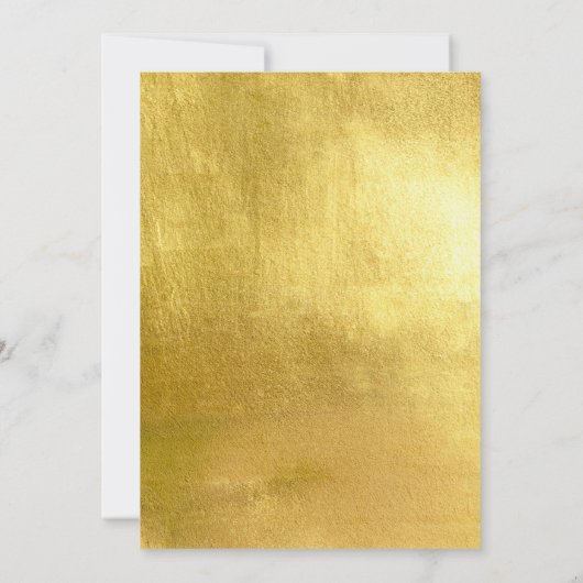 Champagne Toast Gold Tekst Verlovingsfeest II Kaart (Achterkant)