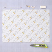 Champagne Toast Heart Tissuepapier (Craft)