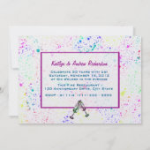 Champagne Toast/Jubileum Party Kaart (Achterkant)