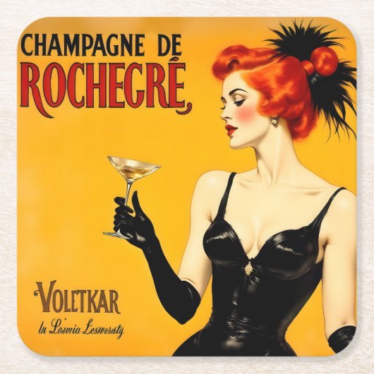 Champagne Toast Kartonnen Onderzetters (Voorkant)