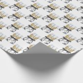 Champagne toast met lint cadeaupapier (Hoek)