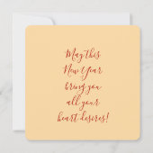 Champagne Toast New Year Feestdagenkaart (Achterkant)