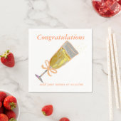 Champagne Toast Peach Servet (Insitu)