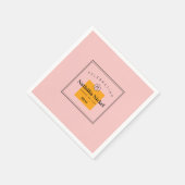 Champagne Toast Servet (Hoek)