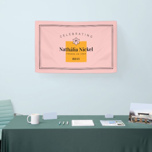 Champagne Toast Spandoek (Beurs)