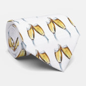 CHAMPAGNE TOAST STROPDAS VOOR ALLE CELEBRATIE (Opgerold)