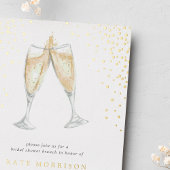 Champagne Toast | Vrijgezellenfeest Brunch Folie Uitnodiging