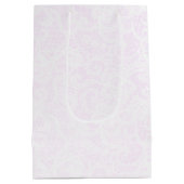 Champagne Toast White Lace Medium Cadeauzakje (Achterkant)