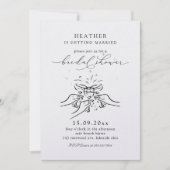 Champagne & Toasts Minimalistisch Vrijgezellenfees Kaart (Voorkant)