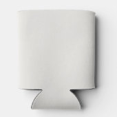 Champagne Toren Doodle Aangepaste Naam Bruiloft Blikjeskoeler (Achterkant)