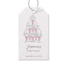 Champagne Toren Roze Flirterig Boog Bruiloftsfeest