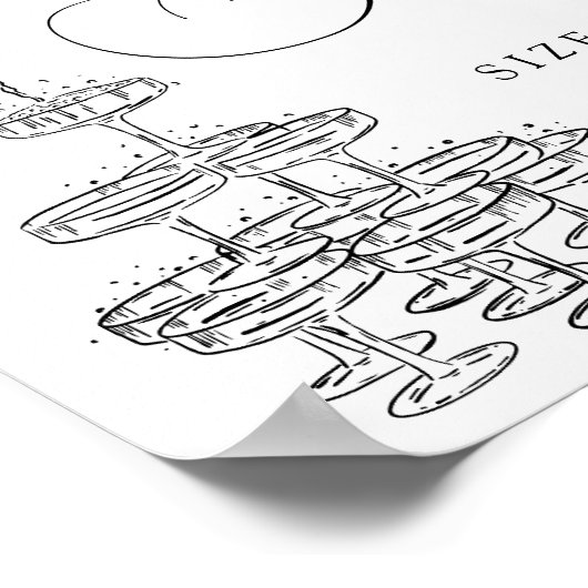 Champagne Tower Custom Wedding Sign Poster (Hoek)