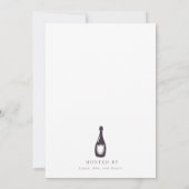 Champagne Tower Engagement Party  Kaart (Achterkant)