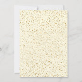 Champagne Tower Gold Tekst Geel Verlovingsfeest Kaart (Achterkant)