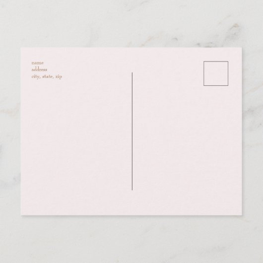 Champagne Tower Gold Text Blush Engagement Party Briefkaart (Achterkant)