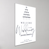 Champagne Tower Trouwgasten verwelkomen Silver Gol Folie Afdrukken (Laagn)