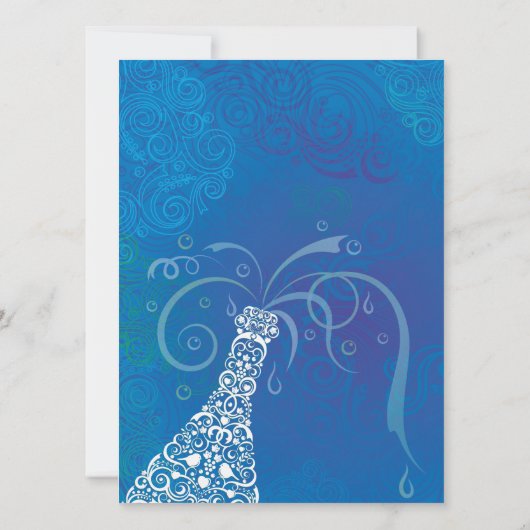 Champagne Uitnodiging (Achterkant)