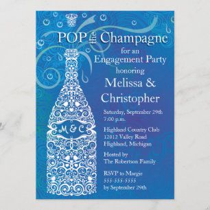 Champagne Uitnodiging