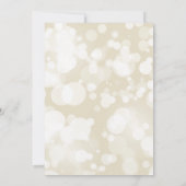 Champagne uitnodigingen voor 50-jarig jubileumfees (Achterkant)