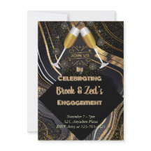 Champagne verlovingsfeest