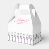 Champagne Viering Bedankdoosjes (Achterkant)