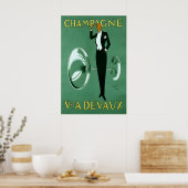 Champagne Vintage Poster (Keuken)