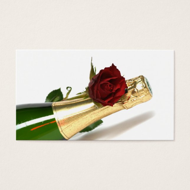 champagne visitekaartjes (Voorkant)