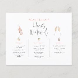 champagne voor Waterverf van de begroting : weeken Flyer