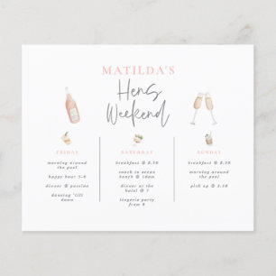 champagne voor Waterverf van de begroting : weeken Flyer