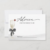 Champagne Vrijgezellenfeest advies voor de bruid K Kaart (Voorkant)