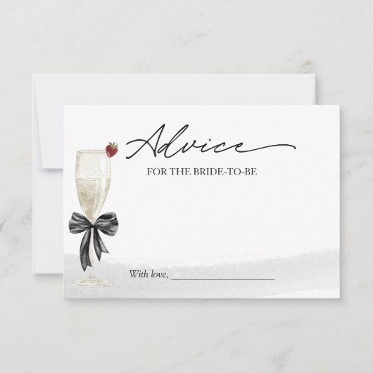 Champagne Vrijgezellenfeest advies voor de bruid K Kaart (Voorkant)