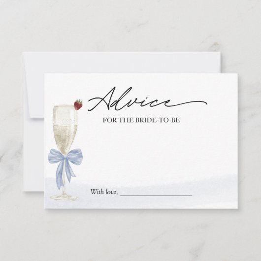 Champagne Vrijgezellenfeest advies voor de bruid K Kaart (Voorkant)