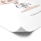 Champagne Vrijgezellenfeest Kaarten en geschenken  Poster (Hoek)