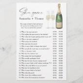 Champagne vrijgezellenfeest Schoenspel (Voorkant)