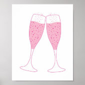 Champagne Wall Art Poster (Voorkant)
