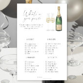 Champagne - Wat zit er in je portemonnee spel