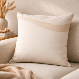 Champagne Wave Neutrale Worp Kussen